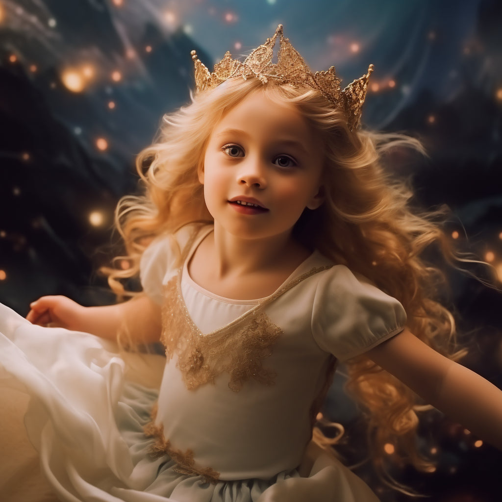 Magisches Märchenportrait für deine kleine Prinzessin
