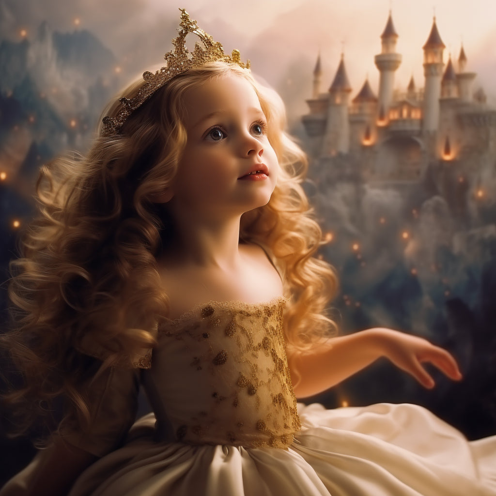 Magisches Märchenportrait für deine kleine Prinzessin